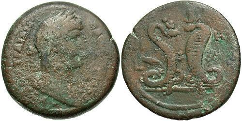 1 Drachm Empire romain (27BC-395) Bronze Hadrien (76 - 138) 