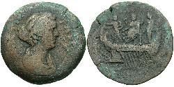 1 Drachm Römische Kaiserzeit (27BC-395) Bronze Faustina II (130-175)