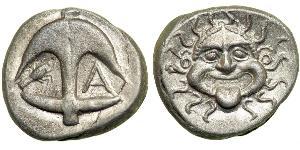 1 Drachm Apollonia (Illyria) Plata 