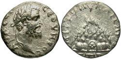 1 Drachm Imperio romano (27BC-395) Plata Septimio Severo (145- 211)