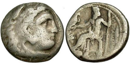 1 Drachm Reino de Macedonia (800BC-146BC) Plata Alejandro III de Macedonia (356BC-323BC)