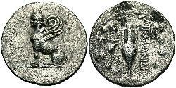 1 Drachm Antikes Griechenland (1100BC-330) Silber 