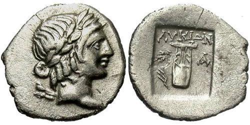 1 Drachm Antikes Griechenland (1100BC-330) Silber 