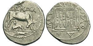 1 Drachm Durrës(Illyrien) Silber 