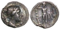 1 Drachm Ancient Greece (1100BC-330) Silver 