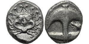 1 Drachm Apollonia (Illyria) 銀 