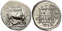 1 Drachm Dyrrachium(Illyria) 銀 