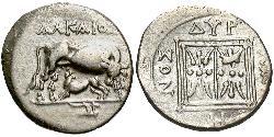 1 Drachm Dyrrachium(Illyria) 銀 