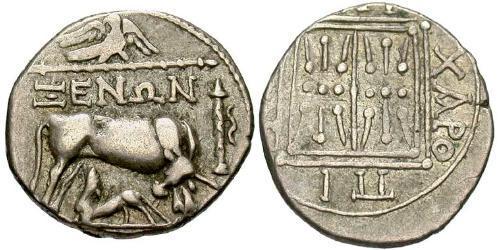 1 Drachm Dyrrachium(Illyria) 銀 