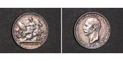 1 Drachma Regno di Grecia (1832-1924) Argento Georges Ier de Grèce (1845- 1913)