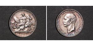 1 Drachma Reino de Grecia (1832-1924) Plata Jorge I de Grecia (1845- 1913)