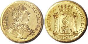 1 Ducat Augsburg (1276 - 1803) Gold Joseph II, Holy Roman Emperor  (1741 - 1790)
