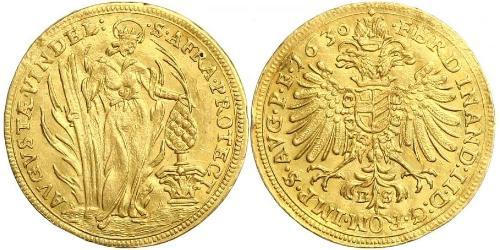 1 Ducat Augsburg (1276 - 1803) Gold Ferdinand II. (HRR)(1578 -1637)