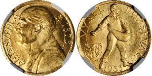 1 Ducat Czechoslovakia (1918-1992) Gold Antonin Svehla  (1873- 1933)
