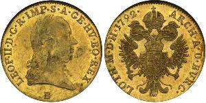 1 Ducat Habsburg Empire (1526-1804) Gold Leopold II, Holy Roman Emperor (1747 - 1792)