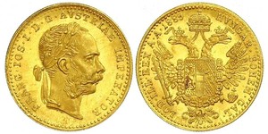 1 Ducat Habsburg Empire (1526-1804) Gold Franz Joseph I (1830 - 1916)