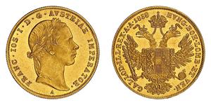 1 Ducat Habsburg Empire (1526-1804) Gold Franz Joseph I (1830 - 1916)
