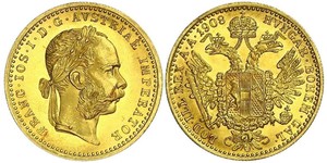 1 Ducat Habsburgermonarchie (1526-1804) Gold Franz Joseph I (1830 - 1916)