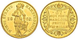 1 Ducat Hamburg Gold 