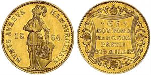 1 Ducat Hamburg Gold 