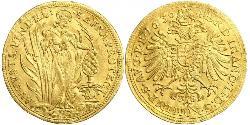 1 Ducat Imperial City of Augsburg (1276 - 1803) Gold Ferdinand II, Holy Roman Emperor  (1578 -1637)