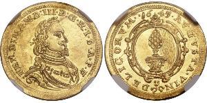 1 Ducat Imperial City of Augsburg (1276 - 1803) Gold Ferdinand III, Holy Roman Emperor (1608-1657)