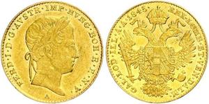 1 Ducat Kaisertum Österreich (1804-1867) Gold Ferdinand I of Austria (1793 - 1875)