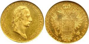1 Ducat Kaisertum Österreich (1804-1867) Gold Francis II, Holy Roman Emperor (1768 - 1835)