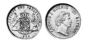 1 Ducat Kingdom of Bavaria (1806 - 1918) Gold Ludwig I of Bavaria (1786 – 1868)