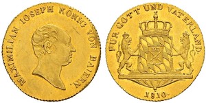 1 Ducat Kingdom of Bavaria (1806 - 1918) Gold 