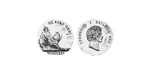 1 Ducat Kingdom of Bavaria (1806 - 1918) Gold Ludwig I of Bavaria (1786 – 1868)