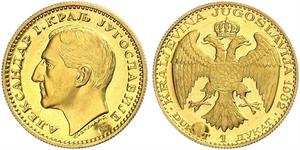 1 Ducat Kingdom of Yugoslavia (1918-1943) Gold Alexander I of Yugoslavia (1888 - 1934)