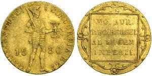 1 Ducat Kingdom of the Netherlands (1815 - ) Gold 