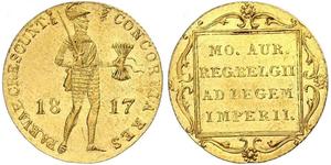 1 Ducat Kingdom of the Netherlands (1815 - ) Gold 