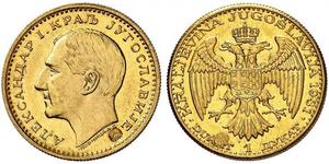 1 Ducat Königreich Jugoslawien (1918-1943) Gold Alexander I of Yugoslavia (1888 - 1934)