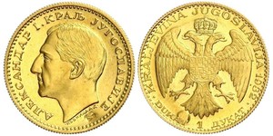 1 Ducat Königreich Jugoslawien (1918-1943) Gold Alexander I of Yugoslavia (1888 - 1934)
