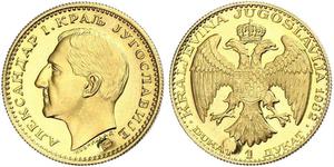 1 Ducat Königreich Jugoslawien (1918-1943) Gold Alexander I of Yugoslavia (1888 - 1934)