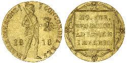 1 Ducat Königreich der Niederlande (1815 - ) Gold 