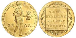 1 Ducat Königreich der Niederlande (1815 - ) Gold 