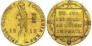 1 Ducat Königreich der Niederlande (1815 - ) Gold 