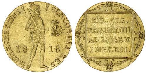 1 Ducat Königreich der Niederlande (1815 - ) Gold 