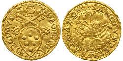 1 Ducat Papal States (752-1870) Gold Pope Leo X (1475 -1521)