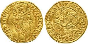 1 Ducat Papal States (752-1870) Gold Pope Innocent VIII (1432 -1492)