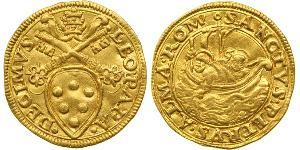 1 Ducat Papal States (752-1870) Gold Pope Leo X (1475 -1521)