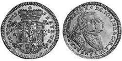 1 Ducat Principality of Anhalt-Zerbst (1544 - 1796) Gold John Louis II, Prince of Anhalt-Zerbst (1688 – 1746)