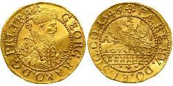 1 Ducat Principality of Transylvania (1571-1711) Gold György Rákóczi I (1593-1648)