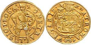 1 Ducat Principality of Transylvania (1571-1711) Gold Sigismund Báthory,  prince of Transylvania (1572 -1613)