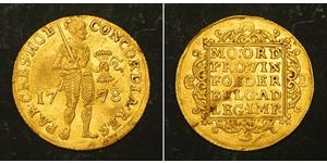 1 Ducat Republik der Sieben Vereinigten Provinzen (1581 - 1795) Gold 