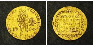 1 Ducat Republik der Sieben Vereinigten Provinzen (1581 - 1795) Gold 