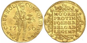 1 Ducat Republik der Sieben Vereinigten Provinzen (1581 - 1795) Gold 
